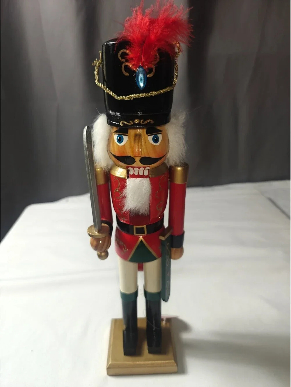 Vintage Wooden Nutcracker Christmas Soldier 17
